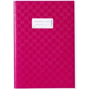 Exercise book cover PP A4 pink opaque