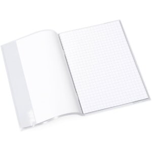 Exercise book cover PP A5 transparent/colourless