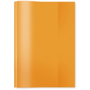 Exercise book cover PP A5 transparent-orange