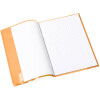 Exercise book cover PP A5 transparent-orange