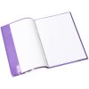 Exercise book cover PP A5 transparent-violet