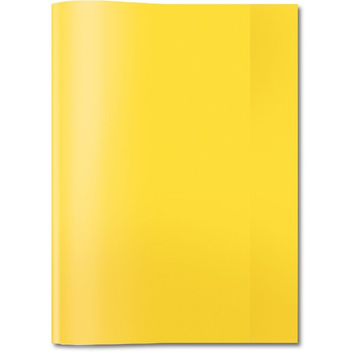 Exercise book cover PP A4 transparent-yellow