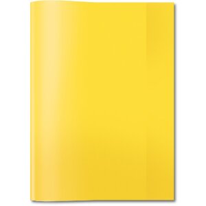 Exercise book cover PP A4 transparent-yellow