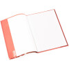 Exercise book cover PP A4 transparent/red