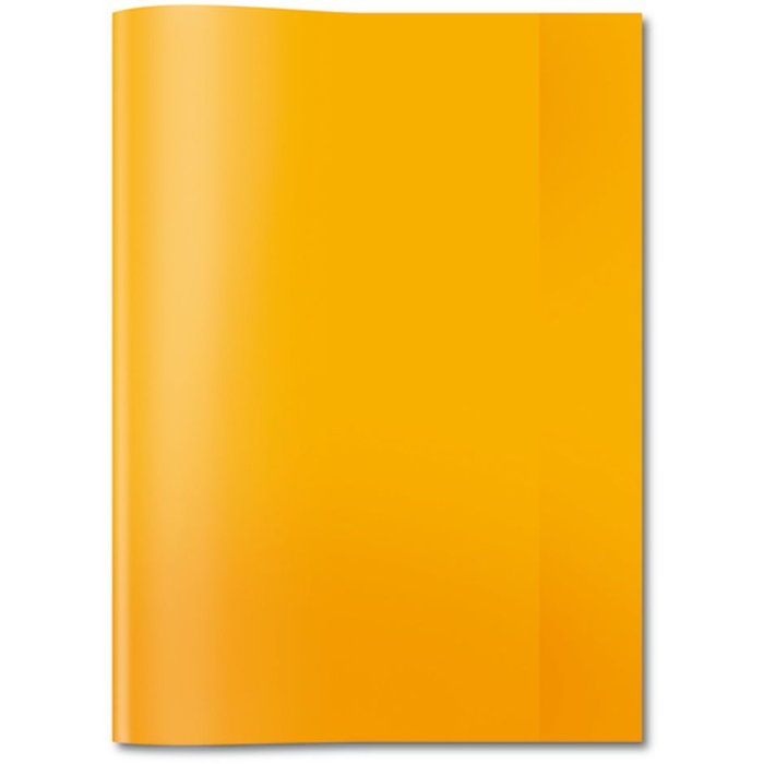 Exercise book cover PP A4 transparent-orange