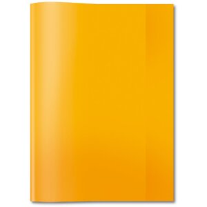 Exercise book cover PP A4 transparent-orange