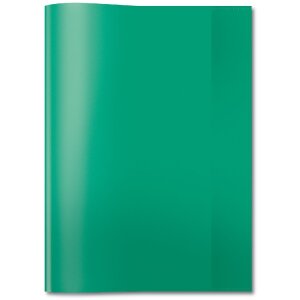 Exercise book cover PP A4 transparent-green