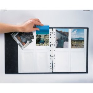 Fotophan transp. photo pockets 10x15cm vert. white  250 p.