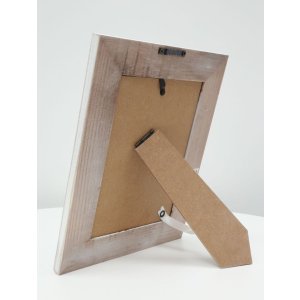 photo frame white wood S67TR 10x10 cm to 13x18 cm