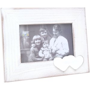 photo frame white wood S67TR 10x10 cm to 13x18 cm