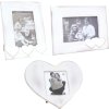 photo frame white wood S67TR 10x10 cm to 13x18 cm