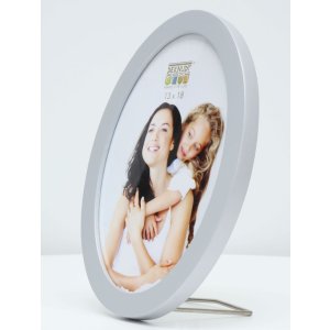 S67YD photo frame silver wood 10x10 cm to 20x20 cm