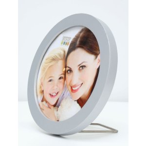 S67YD photo frame silver wood 10x10 cm to 20x20 cm