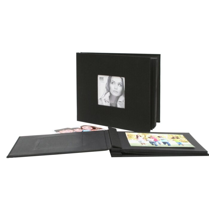 A66DH2 Album black with linen cover 13x18 cm