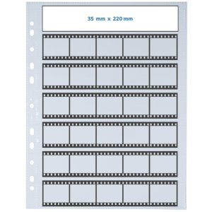 Negative pockets transparent for 7 x 5 strips