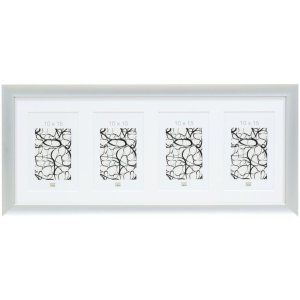 S021D1 Aluminium multi print frame in silver colour for 4...