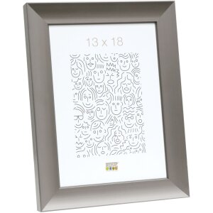 S021D7 Aluminium frame in grey colour 10x15 cm