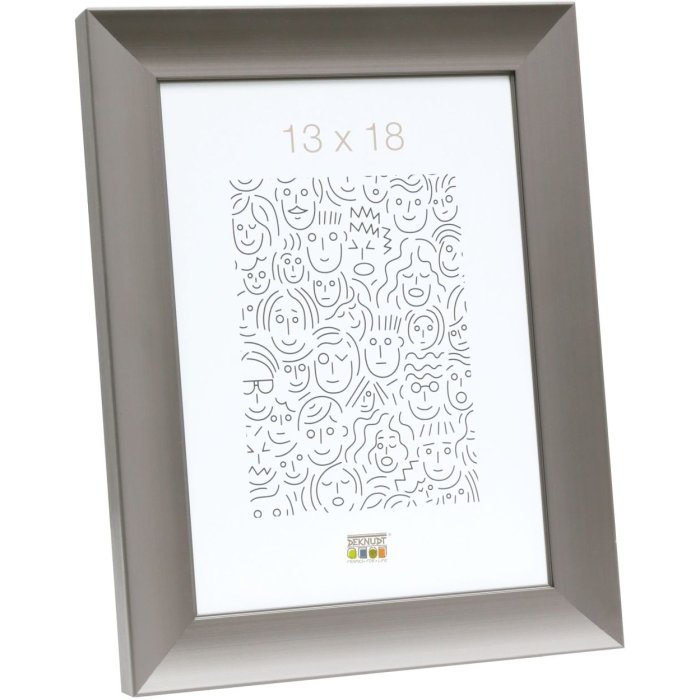 S021D7 Aluminium frame in grey colour 13x13 cm