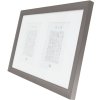 S021D7 Aluminium multi print frame in grey colour for 2 photos 13x18 cm