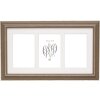 S221F3 Photo frame beige with mount for 3 pictures 13x18 cm