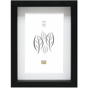 S223K2 Black wooden frame for object framing 20x20 cm