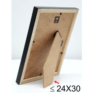 S233H2 Frame in natural wood with black side 9x13 cm