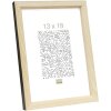 S233H2 Frame in natural wood with black side 9x13 cm