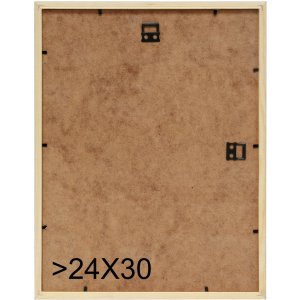 S233H4 Frame in natural wood with red side 24x30 cm