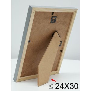 S233H7 Frame in natural wood with grey side 24x30 cm