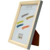 S233H7 Frame in natural wood with grey side 24x30 cm