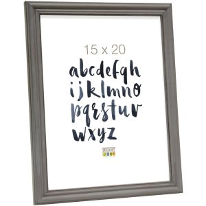 S235F7 Grey picture frame in rustic style 13x18 cm