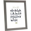 S235F7 Grey picture frame in rustic style 13x18 cm