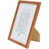 S236H2 Photo frame in brown wood 18x24 cm