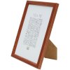 S236H3 Photo frame in dark brown wood 10x15 cm