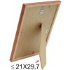 S236H3 Photo frame in dark brown wood 10x15 cm