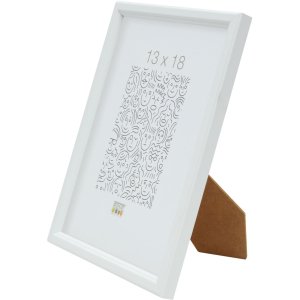 S236K1 Photo frame in white wood 10x15 cm