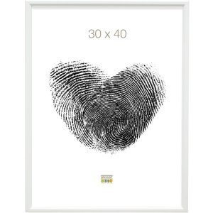 S236K1 Photo frame in white wood 10x15 cm