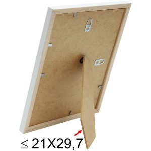 S236K1 Photo frame in white wood 10x15 cm