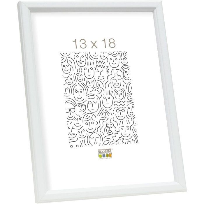 S236K1 Photo frame in white wood 30x45 cm