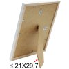 S236K1 Photo frame in white wood 30x45 cm