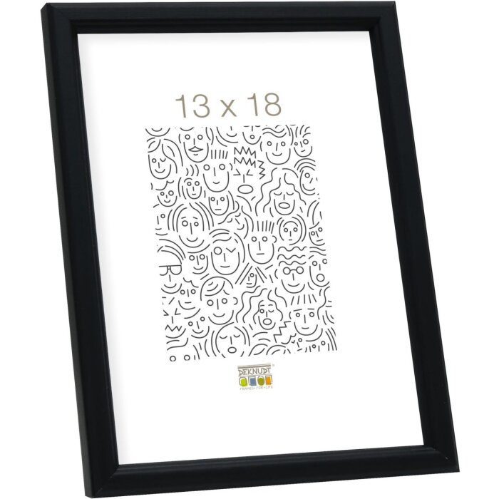 S236K2 Photo frame in black wood 30x45 cm