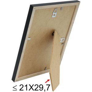 S236K2 Photo frame in black wood 30x45 cm