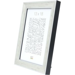 S40JE2 A silver coloured wooden photo frame with a touch of dark gray 20x30 cm