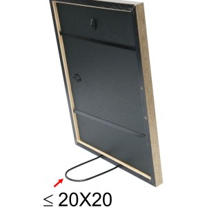 S43AD2 Photo frame with mount in bronze colour 20x20 cm