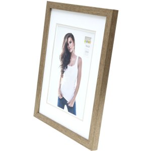 S43AD2 Photo frame with mount in bronze colour 30x40 cm