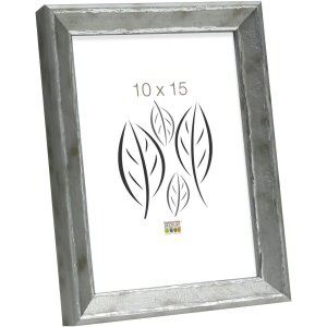 S46DD1 Photo frame in silver with silver bevel 10x15 cm