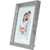 S46DD1 Photo frame in silver with silver bevel 10x15 cm