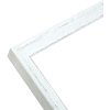 S46DF1 Photo frame in white with silver bevel 13x18 cm