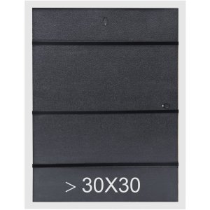 S46DF2 Photo frame in black with silver bevel 15x15 cm