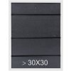 S46DF2 Photo frame in black with silver bevel 15x15 cm